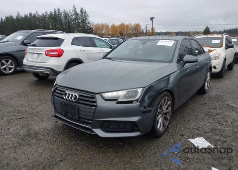 2019 Audi A4 40 Premium из США, поврежденный, VIN WAUGMAF44KN011606